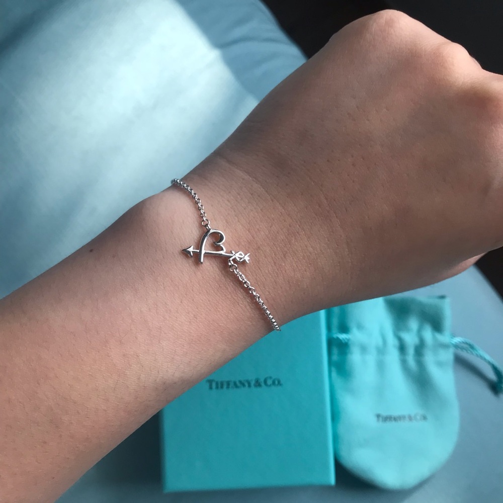 Tiffany Paloma Picasso Loving Heart Arrow Bracelet